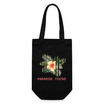 Paradis Tropical Hibiscus Fragmenté - Sac à bouteille - noir - Devant