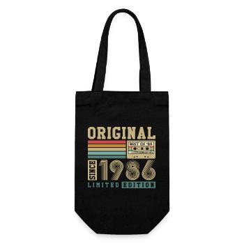Original 1986 Vintage Vintage Anniversaire Rétro - Sac à bouteille - noir - Devant