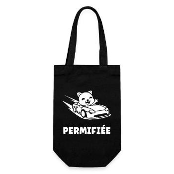 Humour permis de conduire - Sac à bouteille - noir - Devant