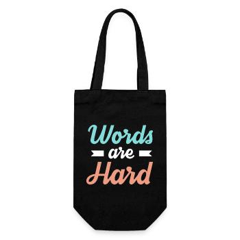 Speech therapist Speech therapist - Gift Bag for Bottles - black - Front