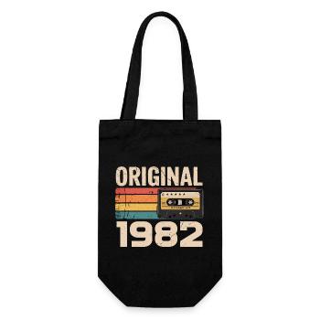 Original 1982 Vintage 1982 Rétro Anniversaire - Sac à bouteille - noir - Devant
