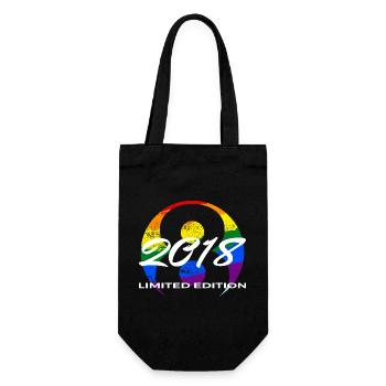 8e anniversaire 2018 cadeau garçons et filles - Sac à bouteille - noir - Devant