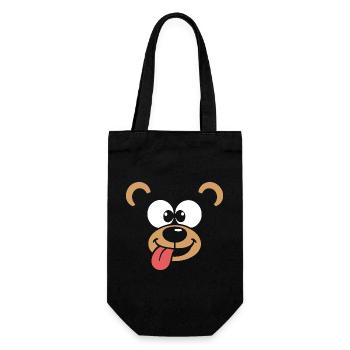 Monkey | Déguisement de carnaval en costume de grand visage - Sac à bouteille - noir - Devant