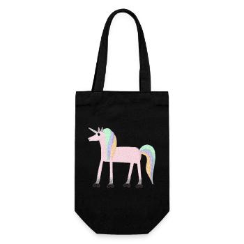 Unicorn_rollerSKate - Sac à bouteille - noir - Devant