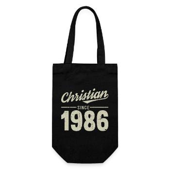 Le style chrétien depuis 1986 - Sac à bouteille - noir - Devant