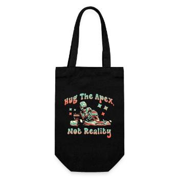 Hug The Apex Not Reality - Gift Bag for Bottles - black - Front
