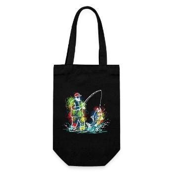 Fisherman Legend Pêcheur Poisson - Sac à bouteille - noir - Devant