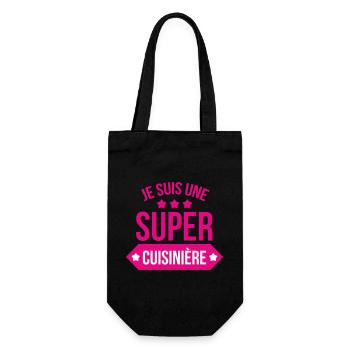 I'm a great cook - Gift Bag for Bottles - black - Front