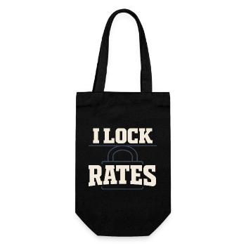 Courtiers en prêts hypothécaires, agents de prêt, - Sac à bouteille - noir - Devant