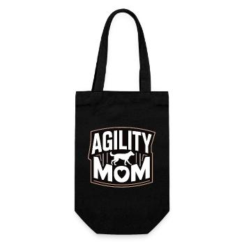 Maman Agility – Maman des Chiens de sport canin - Sac à bouteille - noir - Devant