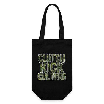 Clutch Kick Culture Camouflage Drift Tuning Motiv - Geschenkbeutel für Flaschen - Schwarz - Vorne