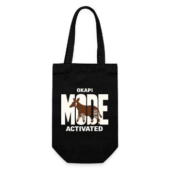 Okapi Lovers Okapi Animal Rare Wildlife Love - Gift Bag for Bottles - black - Front