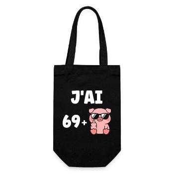 69 plus 1 - Sac à bouteille - noir - Devant