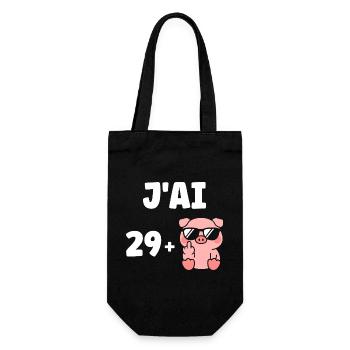 29 + 1 - Sac à bouteille - noir - Devant