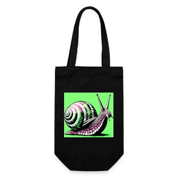 Escargot - Sac à bouteille - noir - Devant