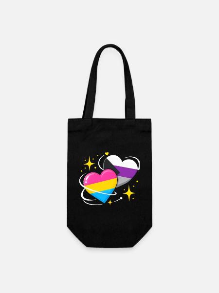 Panromantique Démisexuel - Sac à bouteille - noir