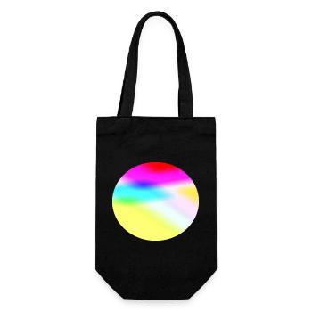 Regenbogenkreis - Geschenkbeutel für Flaschen - Schwarz - Vorne