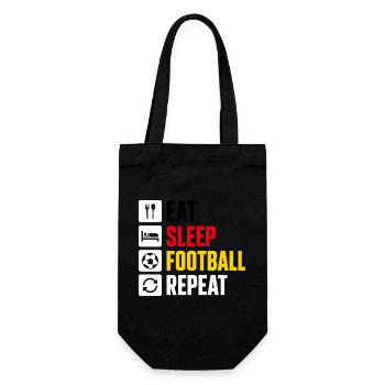 Mange Dors Football Répété Fan d’Allemagne - Sac à bouteille - noir - Devant
