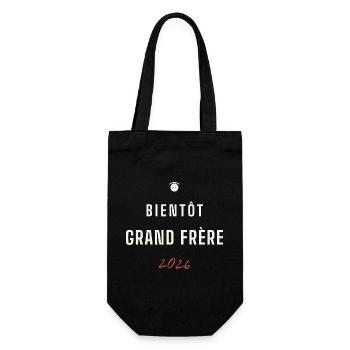 Bientôt Grand Frère 2026 - Sac à bouteille - noir - Devant
