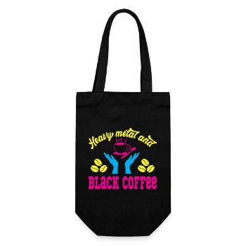 Death Metal du Heavy Metal et du Festival Schwarzkaffee - Sac à bouteille - noir - Devant