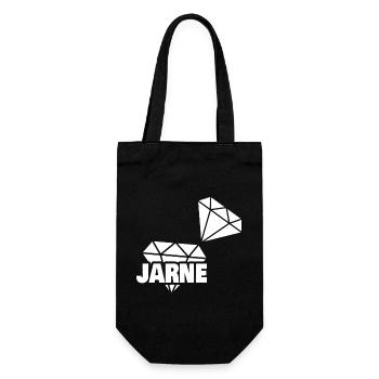 Edel Jarne - Geschenkbeutel für Flaschen - Schwarz - Vorne
