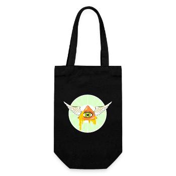 Heiliger Nacho - Geschenkbeutel für Flaschen - Schwarz - Vorne