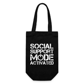 Mode de soutien au devis de l’assistant social activé - Sac à bouteille - noir - Devant