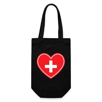 Icône Medical Heart Cross Healthcare - Sac à bouteille - noir - Devant