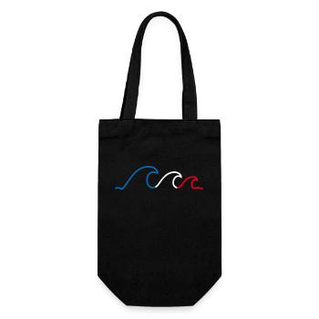La vague hanséatique - Sac à bouteille - noir - Devant