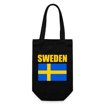 Sweden - Gift Bag for Bottles - black - Front