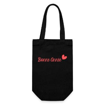 BONNE ANNEE. SAINT SYLVESTRE. NOUVELLE ANNÉE. - Sac à bouteille - noir - Devant