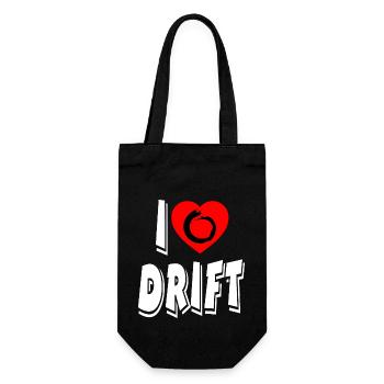Car - Gift Bag for Bottles - black - Front