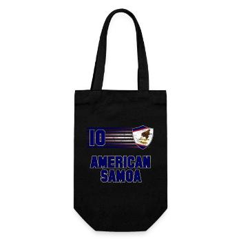 American Samoa Soccer Team - Gift Bag for Bottles - black - Front
