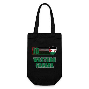 Western Sahara Football Team - Gift Bag for Bottles - black - Front