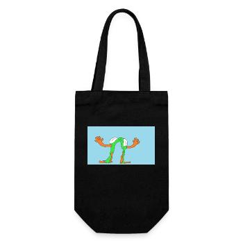 Grenouille gymnaste - Sac à bouteille - noir - Devant