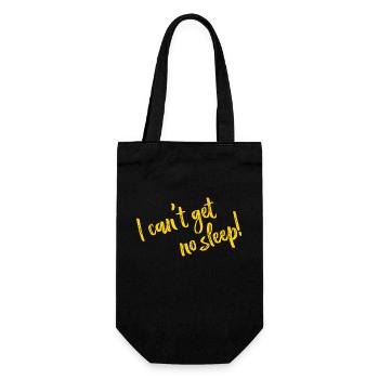 I can't get no sleep - Lyrics - Geschenkbeutel für Flaschen - Schwarz - Vorne