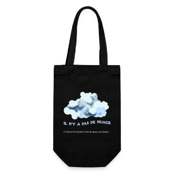 Il n'y a pas de nuage (cloud) - Sac à bouteille - noir - Devant