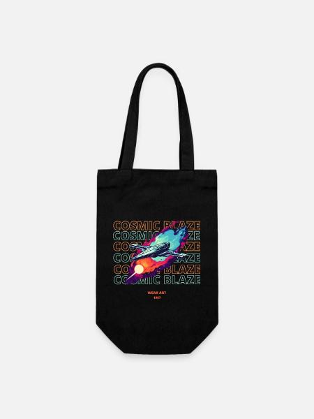 Flamme cosmique - Sac à bouteille - noir