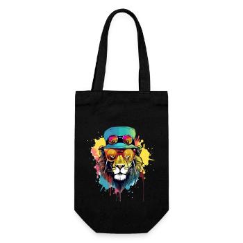 Noci le lion cool - Sac à bouteille - noir - Devant