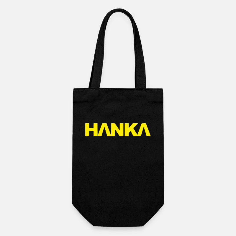 HANKA - Geschenkbeutel für Flaschen - Schwarz