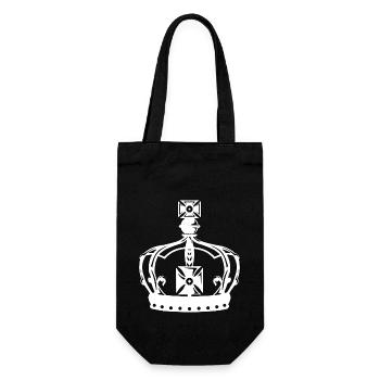 CROWN LEGACY - Gift Bag for Bottles - black - Front