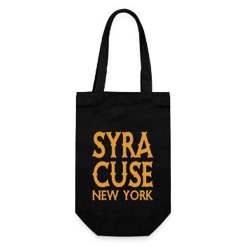 Syracuse - New York - États-Unis USA - Sac à bouteille - noir - Devant