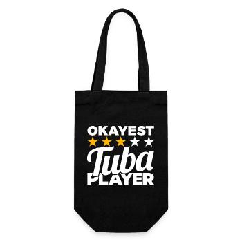 Joueur de tuba moyen - Sac à bouteille - noir - Devant