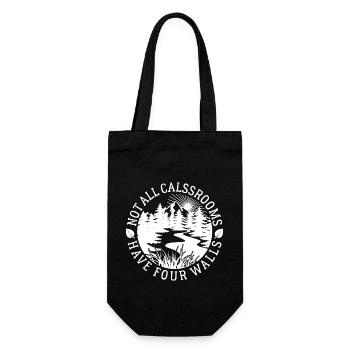 Toutes les salles de classe n’ont pas quatre murs - Natur - Sac à bouteille - noir - Devant