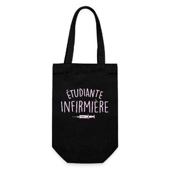 Student Nurse - Gift Bag for Bottles - black - Front