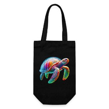 Tortue - Sac à bouteille - noir - Devant
