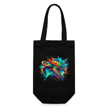Tortue - Sac à bouteille - noir - Devant