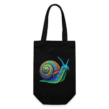 Escargot - Sac à bouteille - noir - Devant