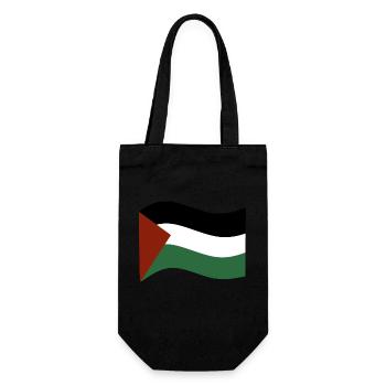 Drapeau de la Palestine - Sac à bouteille - noir - Devant