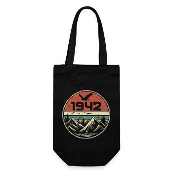 Vintage 1942 Classique 1942 rétro 1942 Cadeau 1942 - Sac à bouteille - noir - Devant